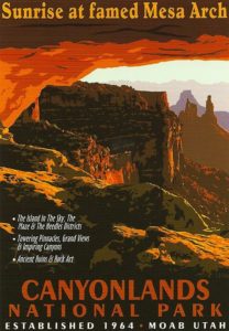 WPA Canyon Lands National Park Poster